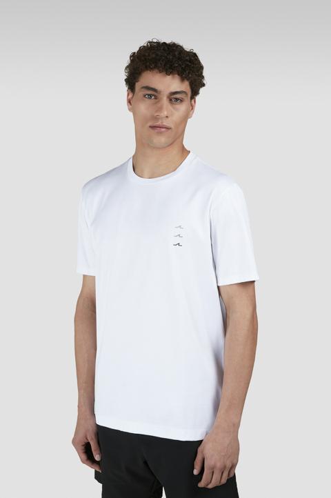 Camiseta de algodón Aqua Touch con estampado reflectante