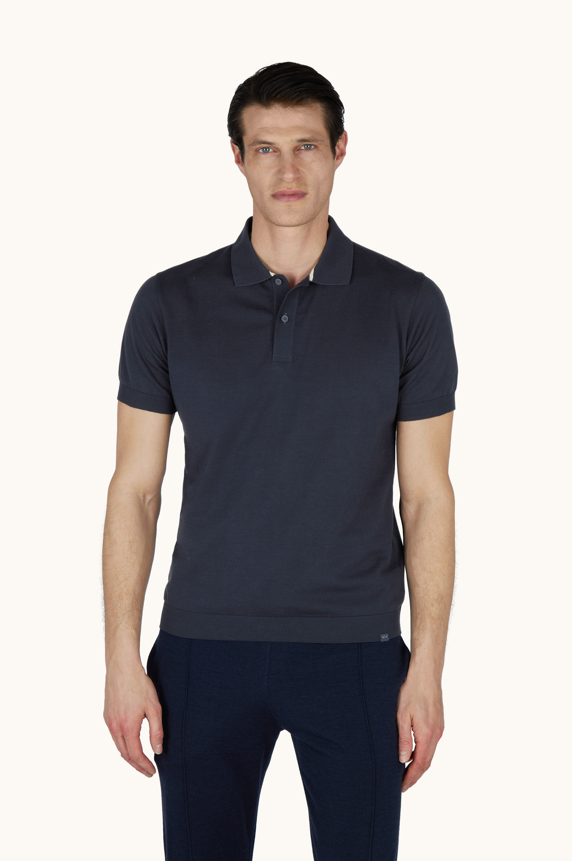 Poloshirt aus Fresco Baumwolle