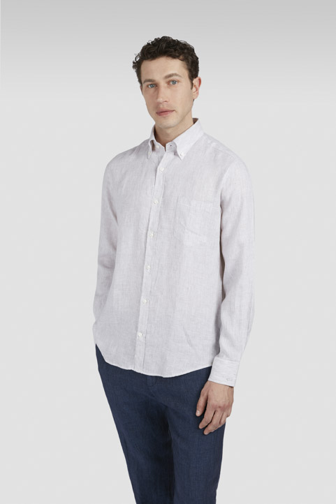 Seersucker-Leinenhemd