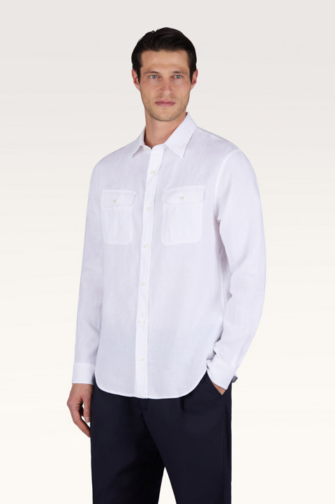 Linen overshirt