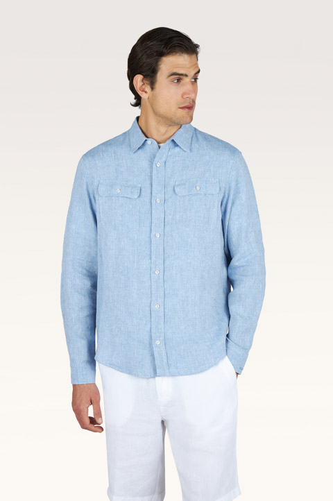 Linen overshirt