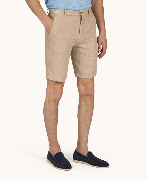 Linen bermuda