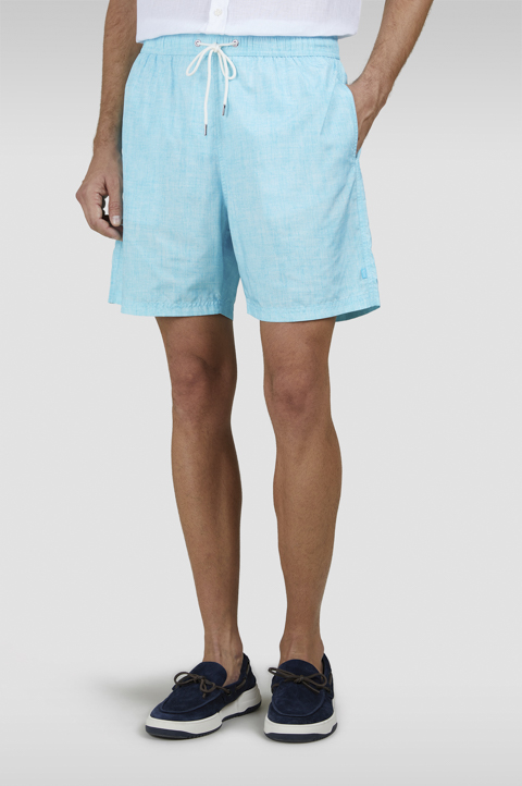 Maillot de bain avec impression effet lin