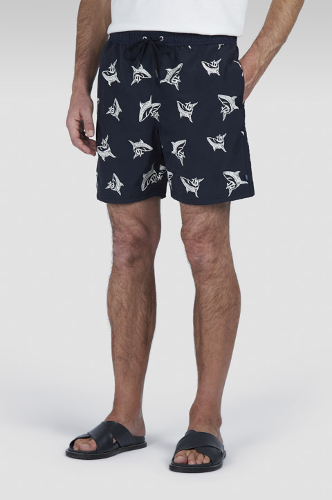Maillot de bain à motif requin