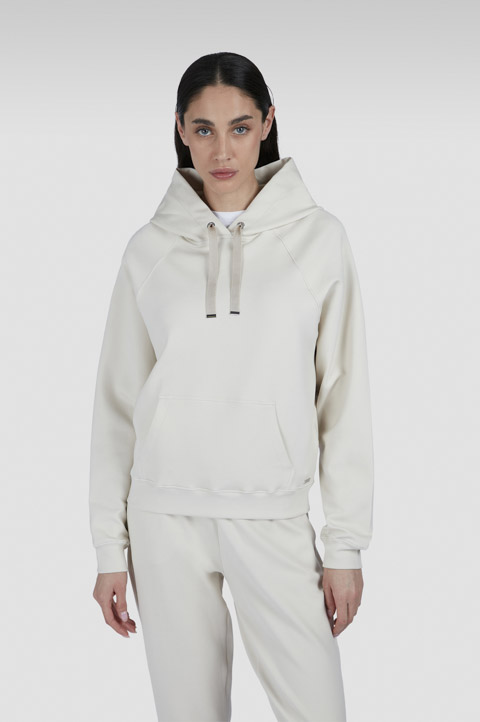 Hoodie in Active Fleece cotton