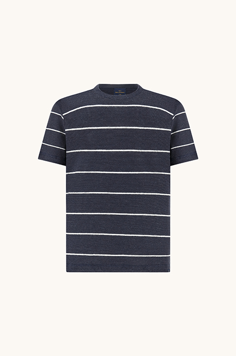 T-shirt en jersey de lin pur