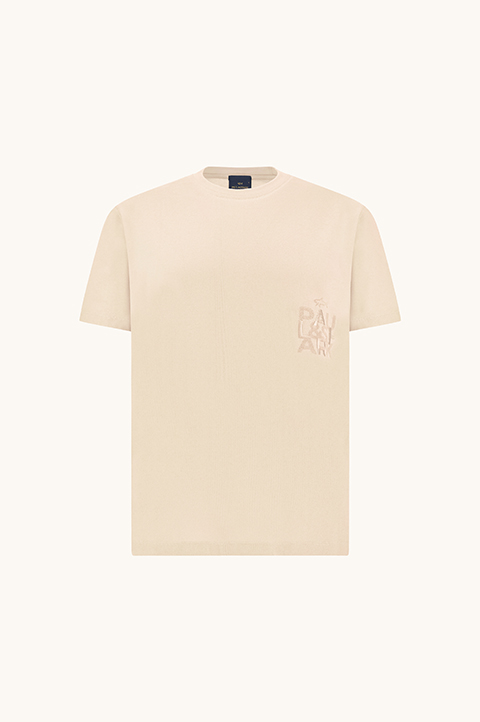 T-Shirt en jersey de coton avec broderie