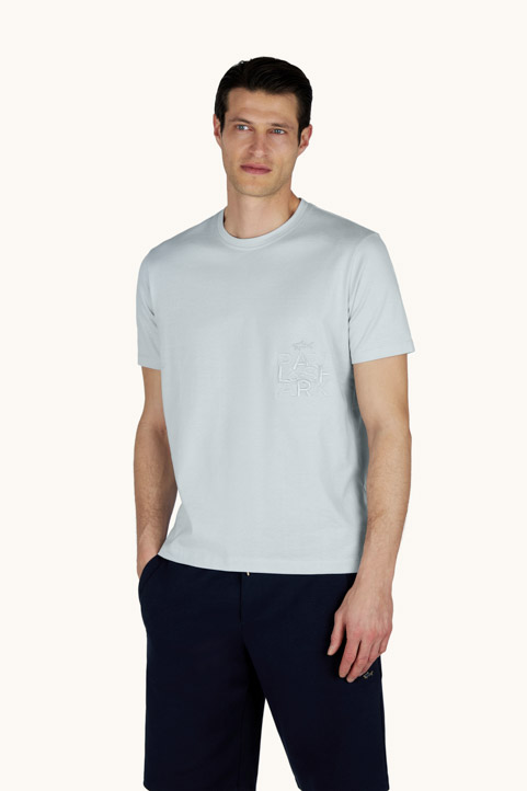 Cotton jersey T-Shirt with embroidery