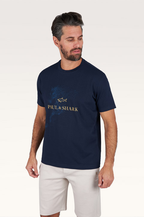 T-shirt in jersey di cotone con stampa Year of the horse