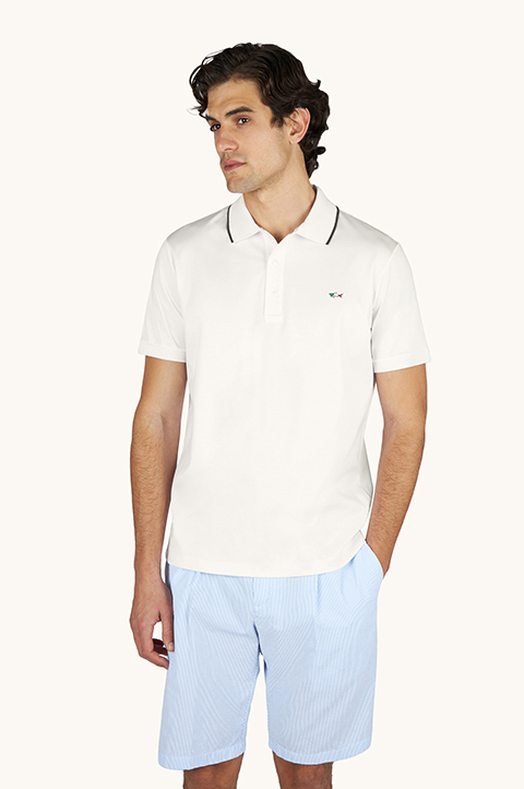 Polo in cotone Aqua Touch