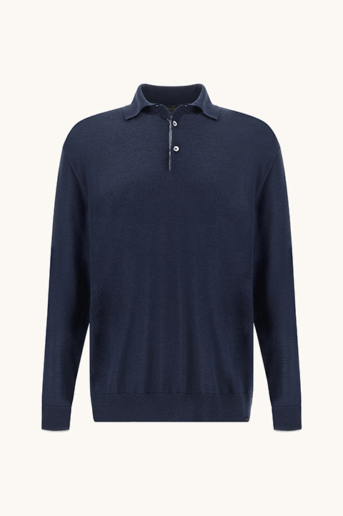 Polo en cachemire et soie Jaipur