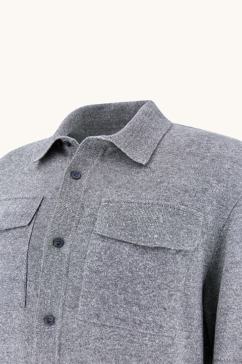 Surchemise en lin et coton Urukai