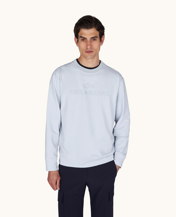 Felpa X-Soft in cotone Active Fleece con ricamo Logo