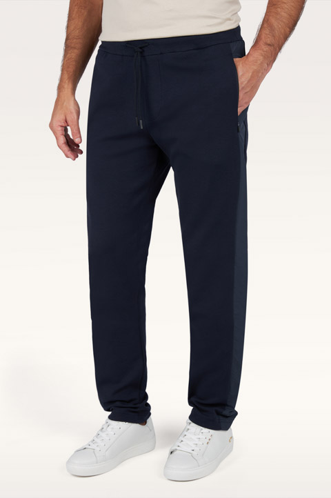 Sport pants in Active Fleece with microfiber details