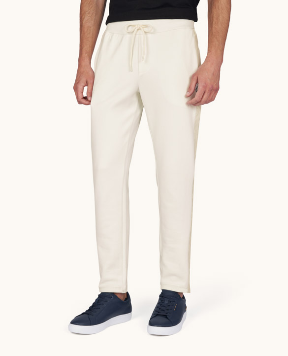 Pantalone sportivo in Active Fleece con dettagli in microfibra