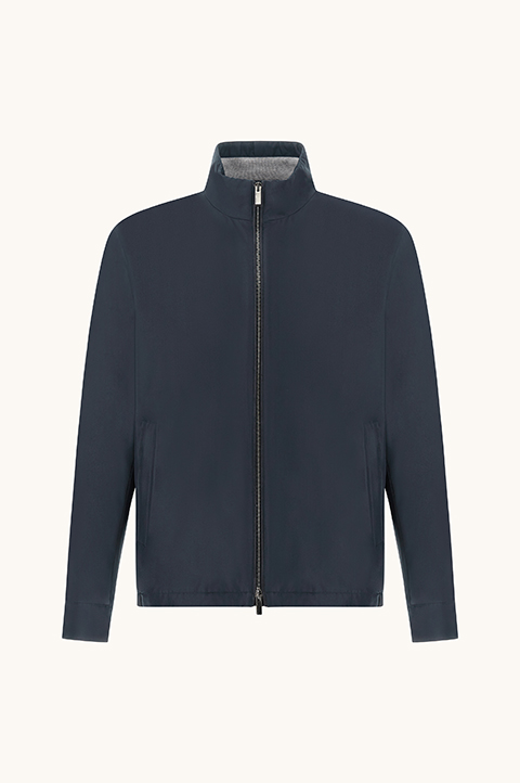 Blouson Typhoon&reg; Silk avec d&eacute;tails en daim Aqualeather