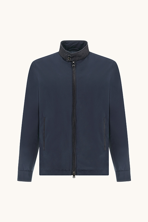 Chaqueta Typhoon&reg; Platinum con detalles en gamuza Aqualeather