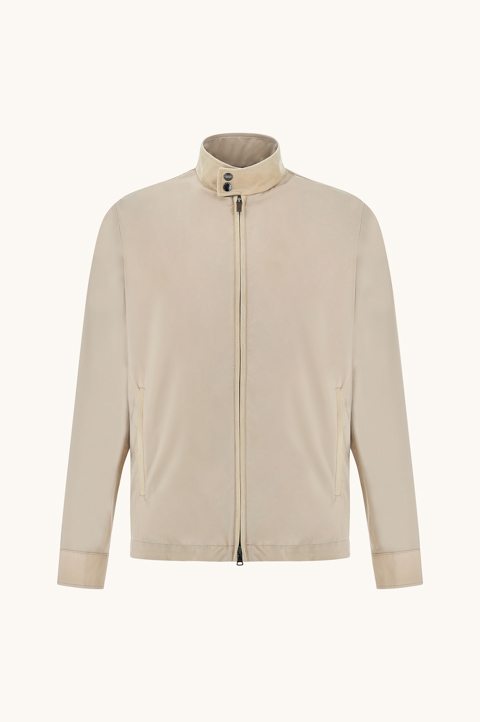 Chaqueta Typhoon&reg; Platinum con detalles en gamuza Aqualeather