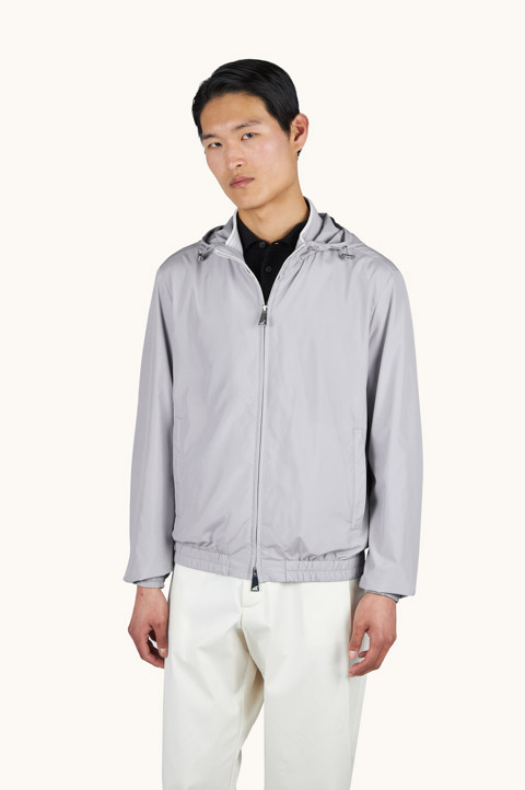Windbreaker in microfiber