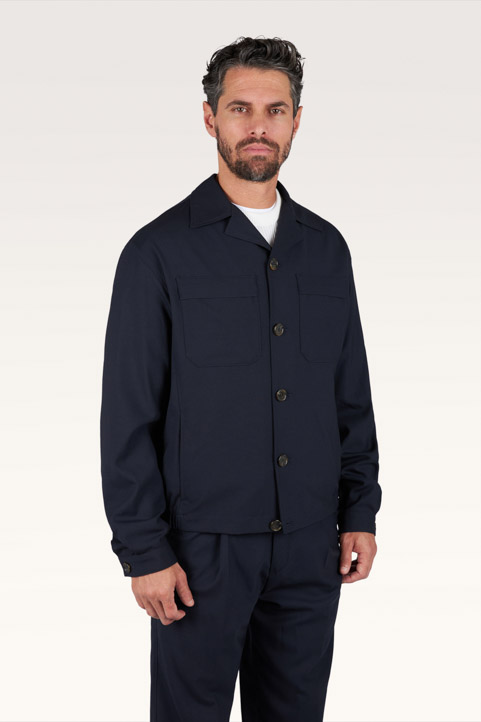 Tech Wool Overshirt