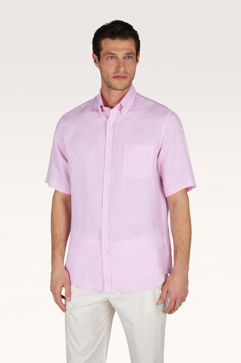 Soffio 亚麻短袖衬衫