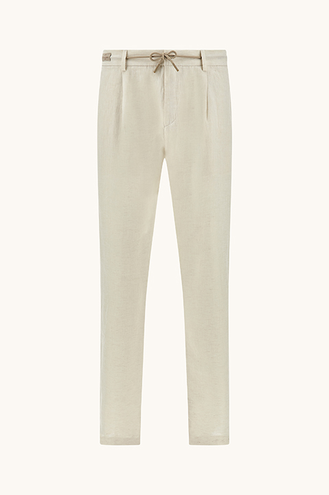 Pantalon chino en lin