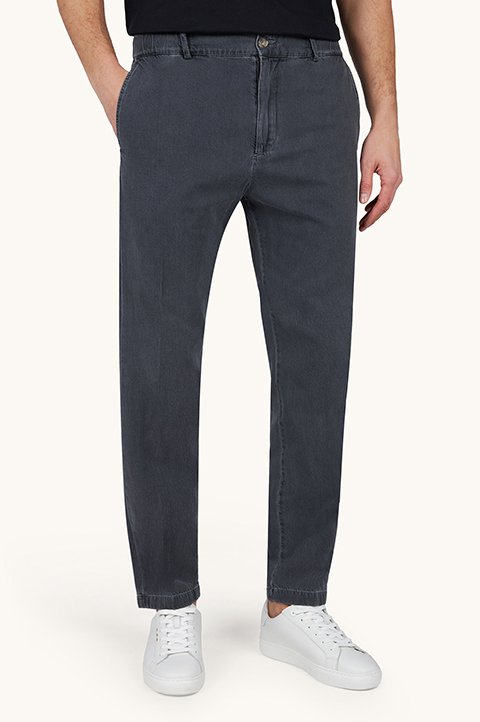 Chinohose X‑Soft aus Denim