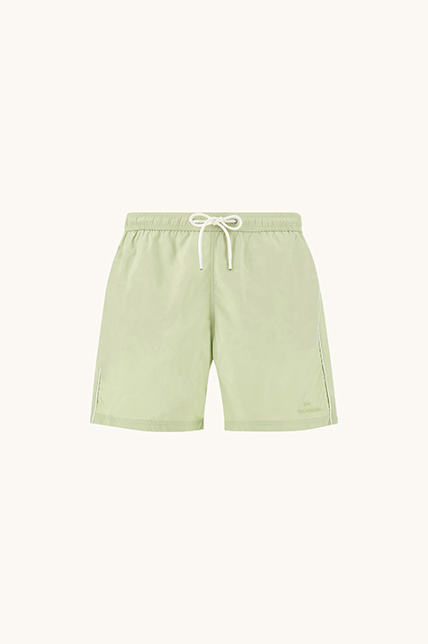 Swimwear in microfiber with logo embroidery