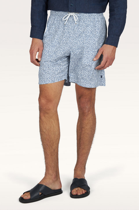 Купальник с принтом Geometric Watercolor