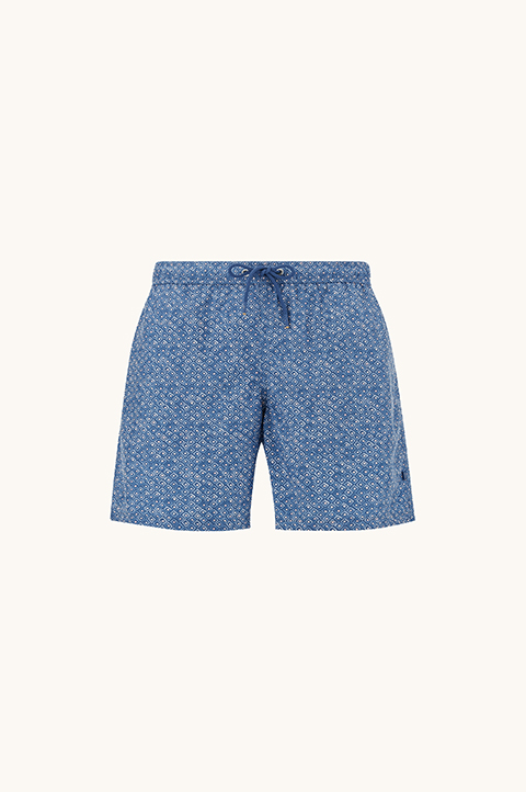 Swimwear with Geometric Watercolor print