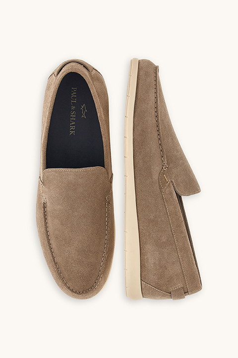 Portofino suede loafers