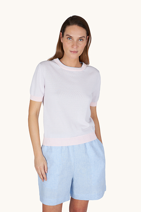 كنزة من قطن فريشكو بخطوط