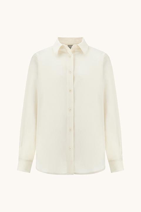 قميص خارجي من صوف خفيف مطاطي