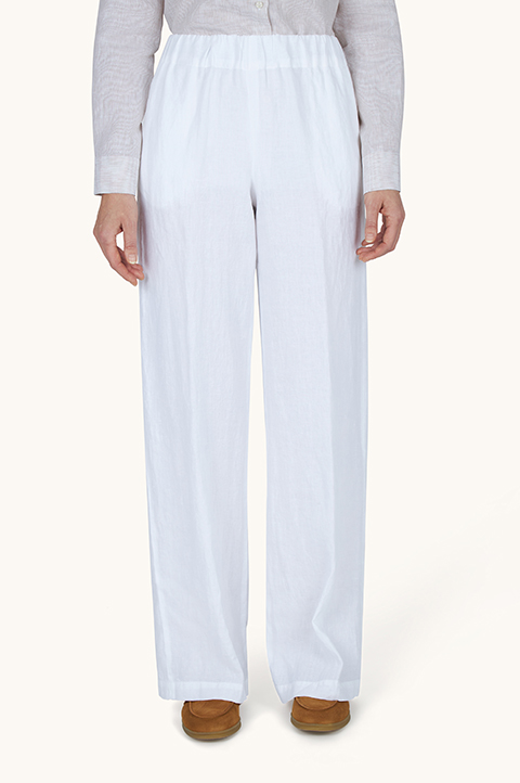 سروال بالازو من الكتان