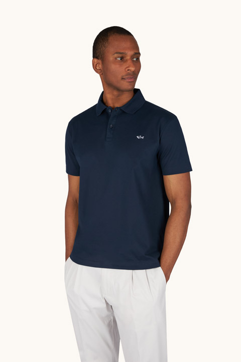 Double Piqu&eacute; cotton polo