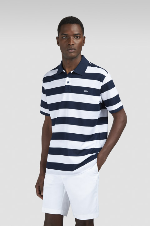 Double Piqué cotton polo