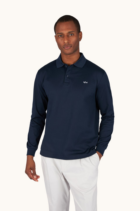 Double Piqu&eacute; cotton polo