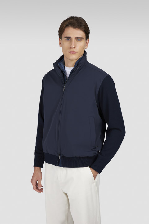 Hybrid in Soft Cool Touch wool and Typhoon® Re-4x4 Stretch Hybrid in Soft Cool Touch wool and Typhoon® Re-4x4 Stretch