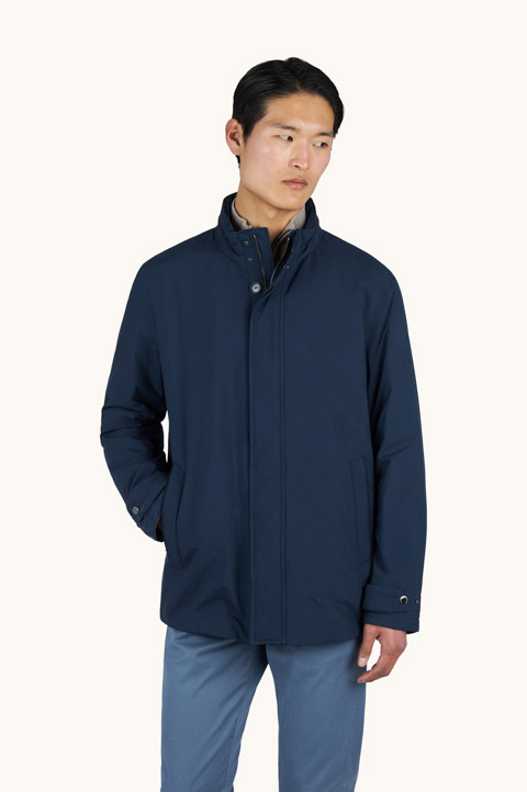 Car coat Typhoon&reg; Platinum con detalles en suede