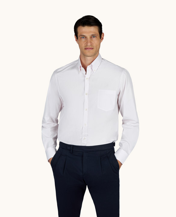 Cotton Poplin Shirt Soffio