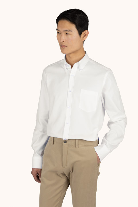 Soffio cotton shirt with damier pattern
