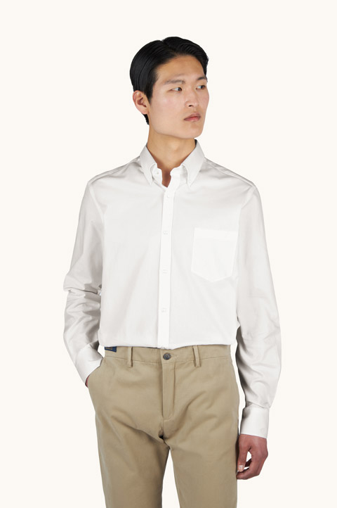 Soffio cotton twill shirt