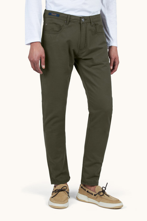 5-Pocket-Hose aus elastischer Baumwolle