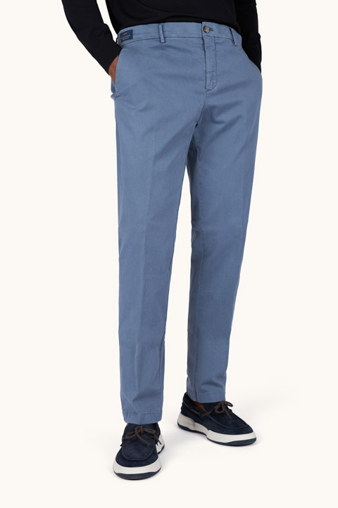 Bellagio stretch cotton trousers