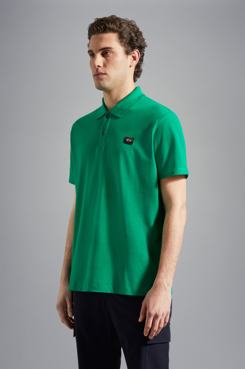 Organic cotton piqu&eacute; Polo Shirt with iconic badge