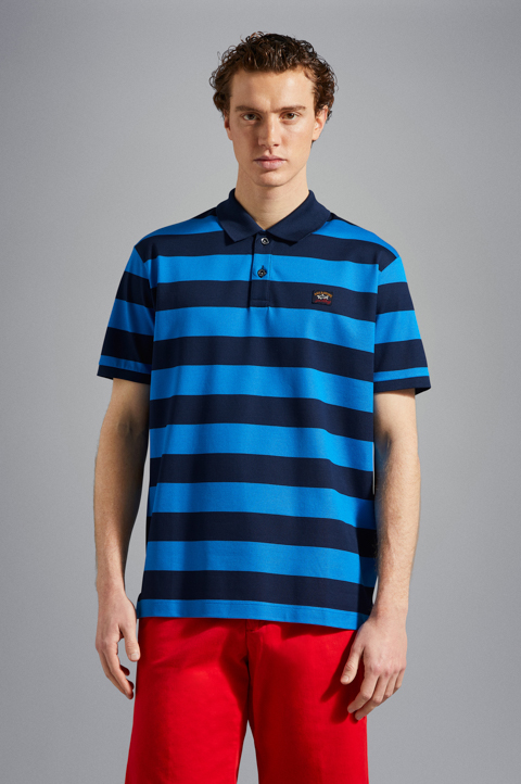 Cotton piqué Polo with Iconic badge