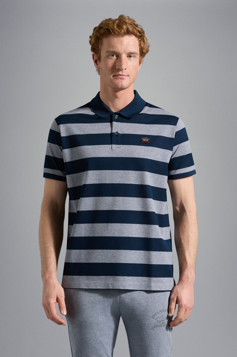 Cotton piqu&eacute; Polo with Iconic badge