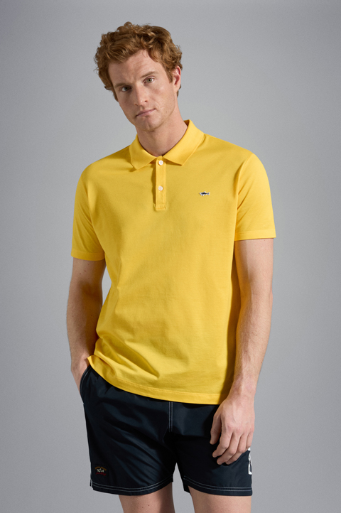 Polo en piqu&eacute; de coton