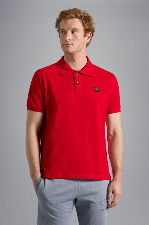 Poloshirt aus Piqué Baumwolle mit ikonischem Badge