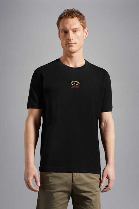 تيشيرت من القطن بطبعة غرافيكية